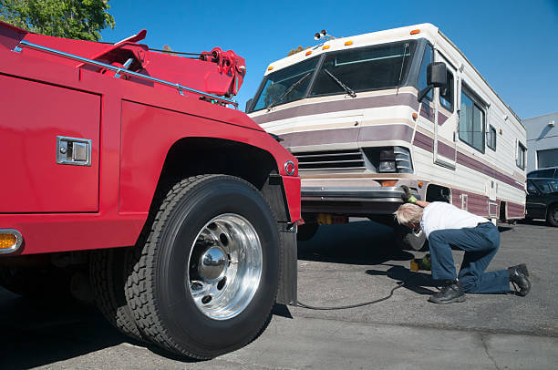 RV towing Irvine California