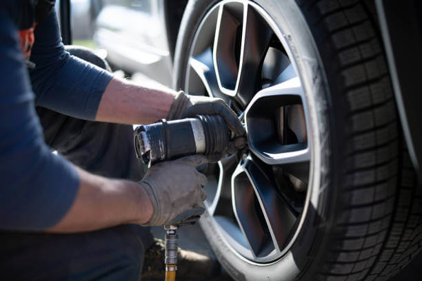 tire change in Irvine California